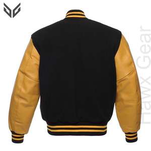 Veste en cuir chauffante en tissu de laine sur mesure pour hommes, mode décontractée confortable à capuche, style de rue direct d'hiver au Pakistan - Product Image 3