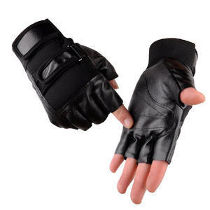 High Quality Custom <b>Fitness</b> <b>Gloves</b> for Gym Exercise Weightlifting Hand <b>Gloves</b> with Breathable Wrist Straps Made Durable Leather - Product Image 2