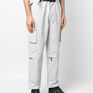 Pantalon de sport décontracté multi-poches Hip Hop pour homme Pantalon de gym avec fermeture à bouton et braguette Pantalon de survêtement léger d'automne personnalisable - Product Image 3