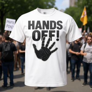 T-shirt Hands off My Country Body Medicare Political Protest - Product Image 3