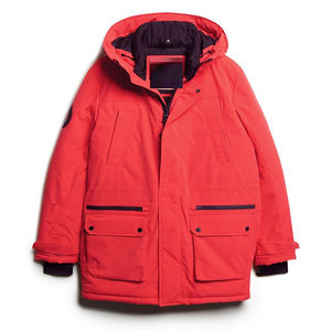 Chaqueta Parka de invierno de talla grande para hombre, nuevo diseño personalizado, estilo de moda, cuello con capucha de lona ligera con servicio OEM - Product Image 5