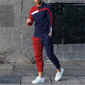 2025 Europa y los Estados Unidos nuevo conjunto de Sudadera con capucha para hombres y mujeres Unisex suelto Casual Color sólido Jogger conjuntos de sudor - Product Image 1