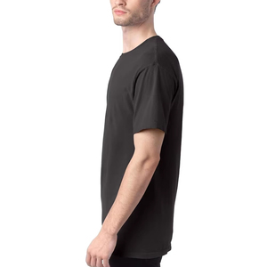 T-shirts en gros 300 Gsm lourds surdimensionnés 100% coton T-shirt uni délavé à l'acide imprimé à l'écran T-shirt ample pour hommes - Product Image 3