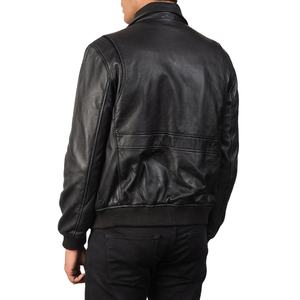 Vente en gros de veste d'hiver brodée personnalisée de haute qualité veste en cuir coupe-vent pour homme vestes au design personnalisé pour hommes - Product Image 5