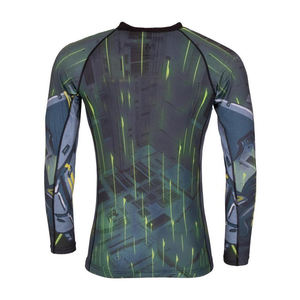 Factory Custom Mma Men Women <b>Rashguards</b> Bjj-rash-guard Tight Fitting Long Sleeves - Product Image 2
