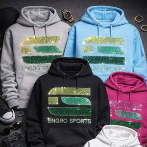 Top Quality Manufacturer Pakistan Wholesale 100% Cotton Men Rhinestone <b>zip</b> <b>up</b> <b>Hoodie</b> Manufacturer Hoodies Rhinestone <b>Hoodie</b> - Product Image 3