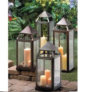 Farol de metal estilo moderno con diseño marroquí, el más vendido, portavelas vintage a precio de mayoreo. - Product Image 2