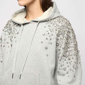 Sudadera con Capucha para Mujer, Tejido Suave, Ajuste Cómodo, Logotipo Personalizado, Cordones, Ropa Casual, Estilo Urbano y Estilo de Vida Activo Diario - Product Image 3