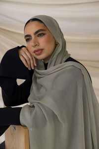 Hiyab de Chifón Suave de Alta Calidad para Otoño, Logotipo Personalizado, Cuadrado, Ecológico, Transpirable, Antibacteriano, de Secado Rápido y Ligero - Product Image 2