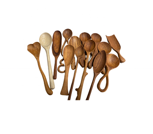 Espátula Mini y grande tallada en madera de acacia de alta calidad y cuchara para sopa, utensilios de cocina y restaurante de mango largo para uso doméstico - Product Image 3