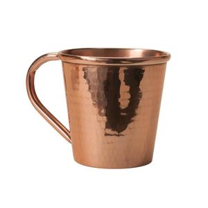 Taza Moscow Mule de Cobre Puro Martillada a Mano, Taza Clásica para Cócteles con Asa de Latón - Product Image 6