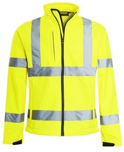 Chaqueta de hombre Softshell polar ropa de trabajo de alta visibilidad recién llegada - Product Image 5