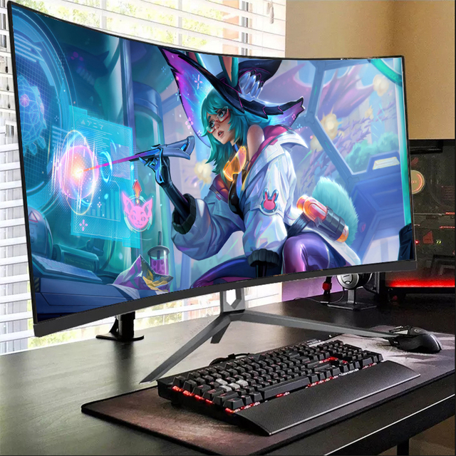 27" QHD 144Hz IPS Panel HDR Gaming Monitor with 2ms Response Time 178 Viewing Angle 110% SRGB for PC-Pink