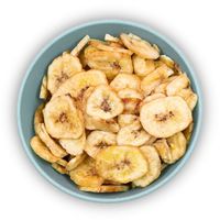Topkeuzes: 100% natuurlijke premium kwaliteit gevriesdroogde gesneden zoete bananenchips, lange Vietnamese knapperige gedroogde vruchten, zonder conserveermiddelen