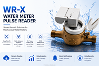 Lector de Pulsos para Medidor de Agua Personalizable para Integradores AMR y AMI