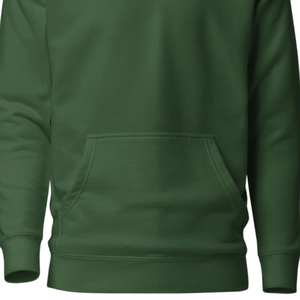 Sudadera con Capucha Verde Oscuro Unisex de Algodón y Felpa, Sudadera Lisa con Capucha, Ropa Casual de Invierno, Fabricante Mayorista - Product Image 3