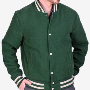 Chaquetas Casuales Personalizadas para Hombre, Estilo Urbano, Chaquetas Universitarias de Cuero, Chaqueta Bomber Universitaria para Hombre - Product Image 2