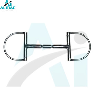 ALMAC Horse Bit Joint simple en forme de D Convient aux débutants et aux professionnels Assurant un guidage doux et une performance stable - Product Image 1