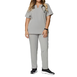 2025ชุดเครื่องแบบพยาบาลแฟชั่นคอปกแขนสั้นชุดยูนิฟอร์ม - Product Image 2