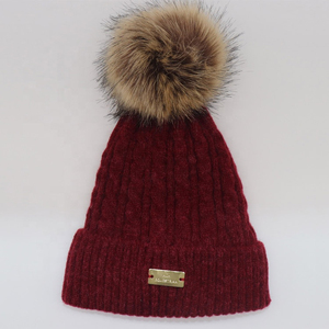 Wholesale Custom Logo <b>Beanie</b> Winter Warm Ribbed Knit Hats Embroidered Cuffed <b>Slouchy</b> <b>Beanies</b> Fashion Skullcap Outdoor Unisex - Product Image 2