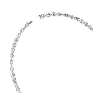 Collar de Tenis con Diamantes Cultivados en Laboratorio de Múltiples Formas, Oro Amarillo de 14K, 20.8ct, Claridad DEF VVS/VS, Cadena de Lujo, Joyería Unisex, 40 Piedras - Product Image 4