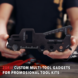 Gadget Multifunzione Personalizzati Zorlix per Kit di Attrezzi Promozionali - Product Image 3
