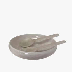 Nuevo diseño, platos para servir ensaladas de resina ecológicos, tazón de comida decorativo para el hogar, seguro para servir comida - Product Image 4