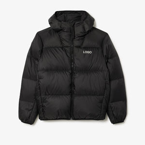 Veste matelassée en duvet imperméable pour homme, veste d'hiver matelassée à fermeture éclair intégrale, vêtement d'extérieur décontracté chaud de qualité supérieure - Product Image 1