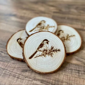 Wholesale Wood & Resin Agate-Style Coasters, <b>Round</b> Tea Cup <b>Mats</b> for Luxury <b>Table</b> Decor | Premium Drink Pads Set - Product Image 1