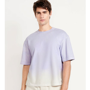 100% algodón a granel Unisex verano algodón camiseta venta al por mayor en blanco de alta calidad camiseta para hombres - Product Image 2