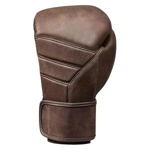 2025 Gants de boxe professionnels en cuir de vachette de conception personnalisée avec logo faits à la main au Pakistan - Product Image 2
