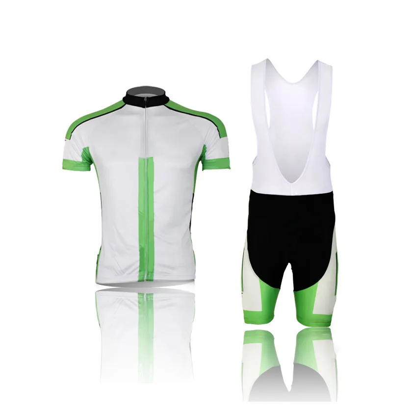 Wholesale Newest Bike Cycling Uniform, Custom Sublimation Printing Cycling Wear Cycling Short Sleeve Jersey And Bib Set