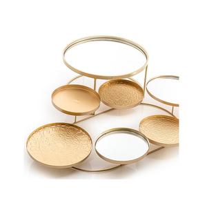 Exhibidor de Chocolates de 7 Niveles de Último Diseño, la Mejor Calidad, Color Dorado, para Servir Postres y Dátiles, al Precio Más Bajo - Product Image 1