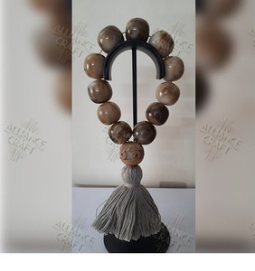 Elegante guirnalda de resina con cuentas tessel diseño guirnalda decorativa para bodas en casa y tendencias de decoración festiva - Product Image 4