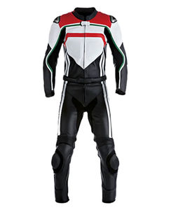ชุดแข่งรถมอเตอร์ไซค์แบบเต็มตัว คุณภาพดีที่สุด ผลิตตามสั่ง ทำจากหนัง ระบายอากาศ กันน้ำ กันลม ป้องกันรังสียูวี แห้งเร็ว สำหรับผู้ชาย ผู้หญิง และผู้ใหญ่ - Product Image 4
