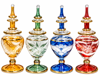 Flacons de parfum en verre soufflé à la main égyptien — Personnalisés selon vos spécifications