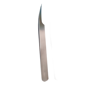 Pince à épiler d'extension de cils avec logo personnalisé en acier inoxydable à pointe méga fibre à 90 degrés Logo personnalisé - Product Image 6