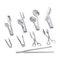 Tomatto Italiaans gemaakte roestvrijstalen BBQ-grillgereedschap, milieuvriendelijk, ergonomische kooktang, spiegelpolijst, vaatwasserbestendig, magnetronbestendig