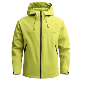 Veste Softshell d'hiver pour homme, coque en coton, doublure en spandex/polyester, doublure en polaire, décontractée, pour le travail en extérieur, le cyclisme - Product Image 2