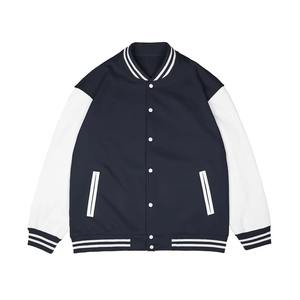 Venta al por mayor personalizable Letterman Varsity Jersey Chenille bordado a prueba de viento de doble capa chaqueta Premium para hombres - Product Image 5