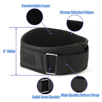Ceinture de musculation unisexe réglable et respirante en EVA de 10 mm d'épaisseur avec boucle de maintien pour la protection professionnelle et la force