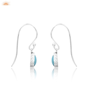 Grossiste Kingman Turquoise Gemme Style Cerf-Volant Belles Boucles d'oreilles en argent sterling 925 Boucles d'oreilles faites à la main Cadeau pour elle - Product Image 3
