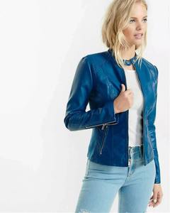 Outerwear Casual Winter <b>Leather</b> <b>Jacket</b> Full Sleeve Women Genuine <b>Leather</b> 100% Real Soft <b>Lambskin</b> Eco-Friendly Windproof - Product Image 6