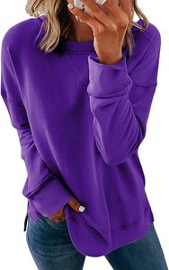 Oversized Womens Crewneck Sudadera Cómoda Streetwear - Product Image 2