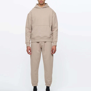 Nouveaux ensembles de survêtements pour hommes élégants et respirants en coton 100% pour l'hiver, avec logo personnalisé et taille élastique - Product Image 4