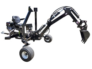 Quality Sales New Towable 15HP 420CC Gas <b>Powered</b> Backhoe Excavator w/ 12" Bucket TWO YEARS WARRANTY - Product Image 2