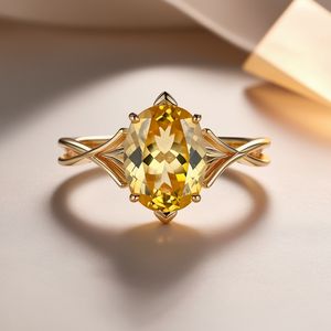 Bague de dérivation ovale en or massif personnalisable Design bicolore de mariage tendance Plaqué rhodium 10K 14K 18K Fêtes de bijouterie fine - Product Image 3