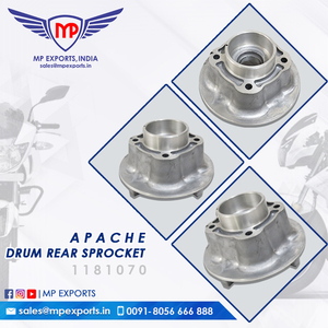 เฟืองล้อหลังดรัม2ล้อทำจากอินเดียอะไหล่สำหรับรถอาปาเช่ - Product Image 2