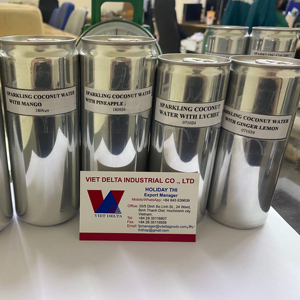 Boisson à l'eau de coco gazéifiée OEM ODM avec beaucoup de saveur peut 330ml origine Vietnam au meilleur prix - Product Image 3