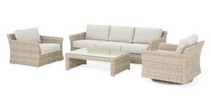 Conjunto de Sofás Modernos de Ratán Sintético PRSF-195 para Interiores y Exteriores, para Hoteles, Villas, Apartamentos, Sala de Estar, Dormitorio, Comedor, Parque, Estilo Asiático - Product Image 4